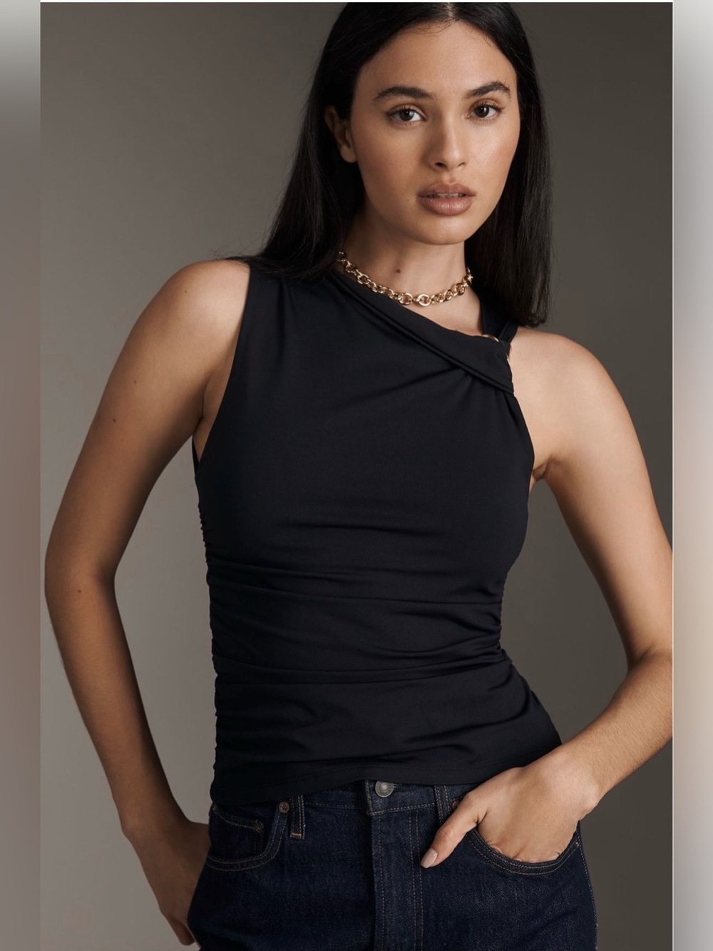 Anthropologie Maeve Sleeveless Twist Tank